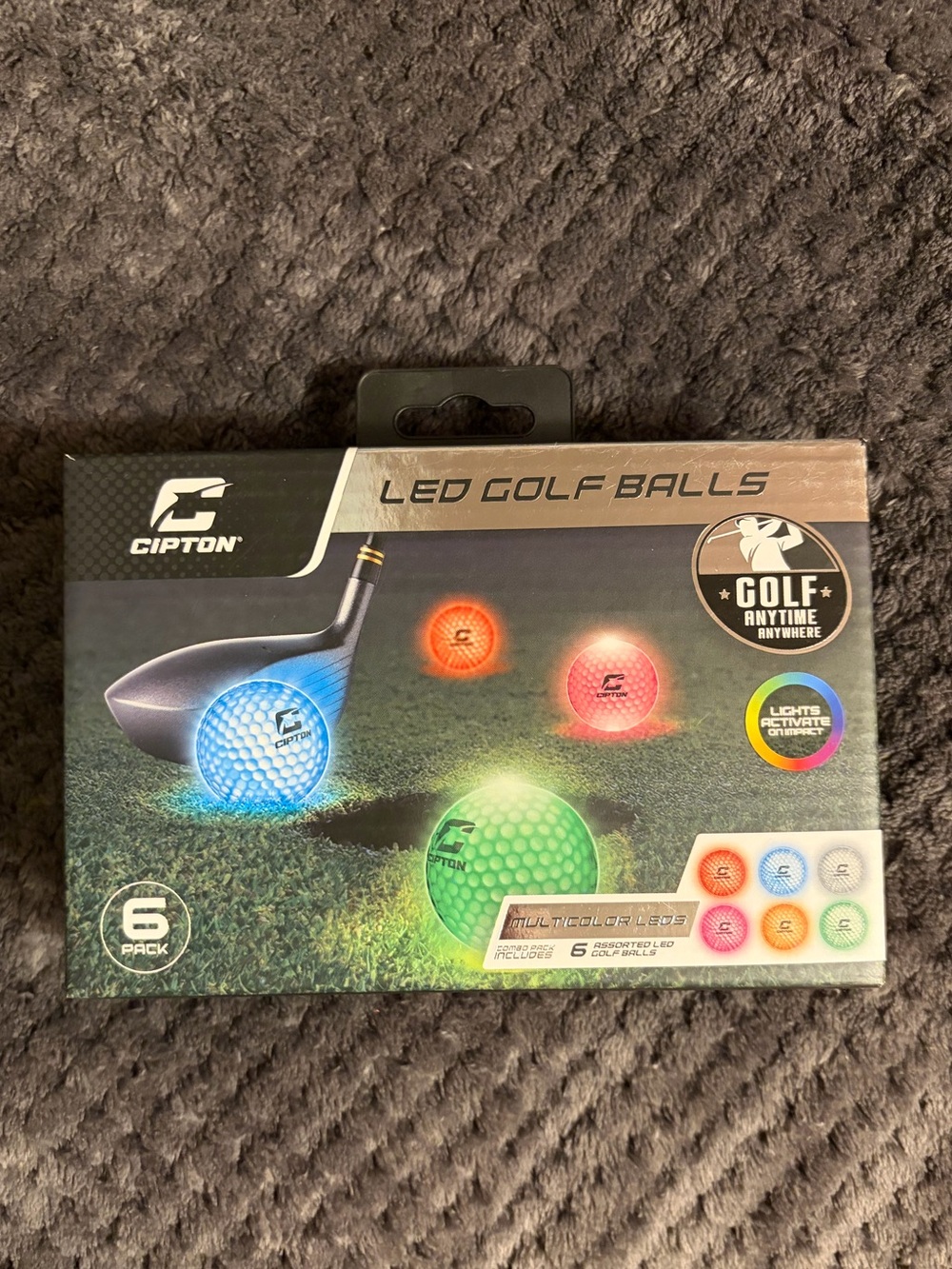 CIPTON LED Golf Balls - Multi Color Pack